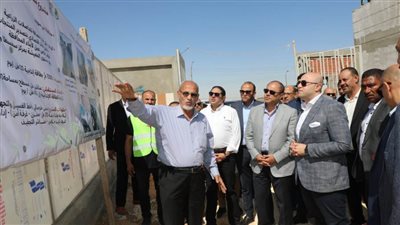 غنيم وعبد المنعم يتفقدان مشروع المُجمّع الصناعي الغذائي ببني سويف