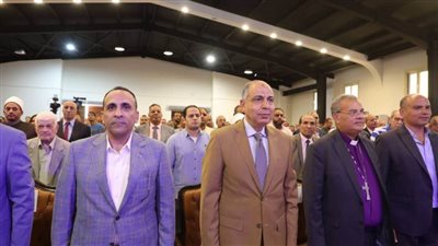 محافظ المنيا يشارك احتفال الهيئة القبطية الإنجيلية بمناسبة الاحتفال باليوبيل الماسي