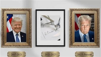 ترامب يزيل صورة بايدن من ممشى المشاهير واستبدالها بقلم أوتوماتيكي