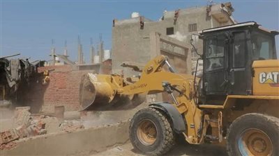 إزالة 1069حالة ضمن حملات الموجة 27 لإزالة التعديات ببني سويف