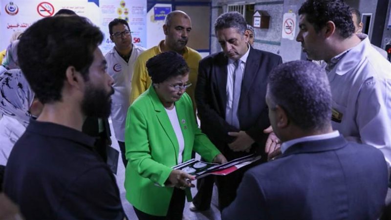 جولة نائبة وزير الصحة