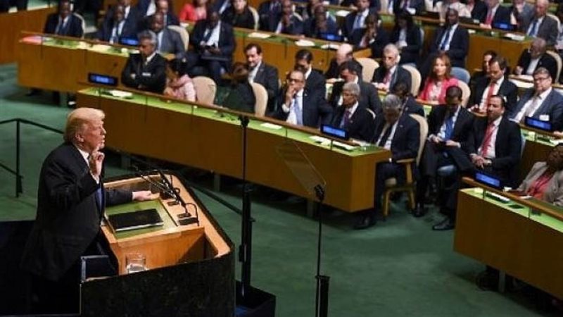 ترامب فى كلمته أمام