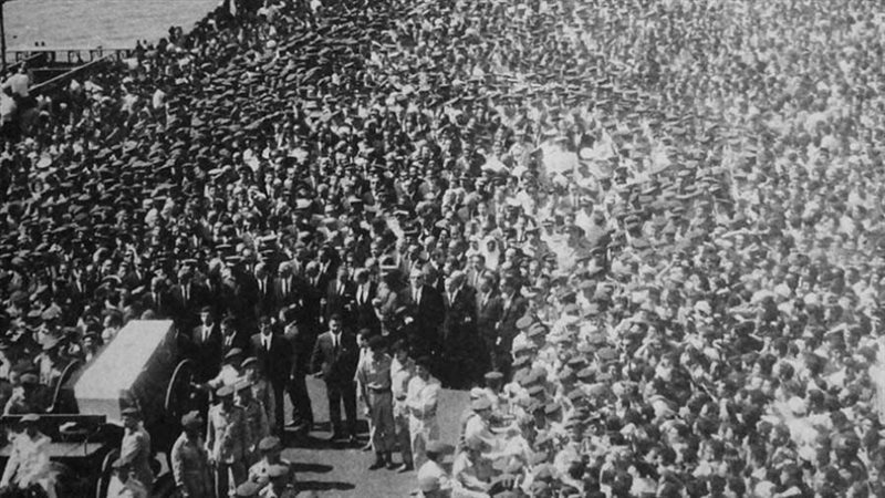 جنازة عبد الناصر