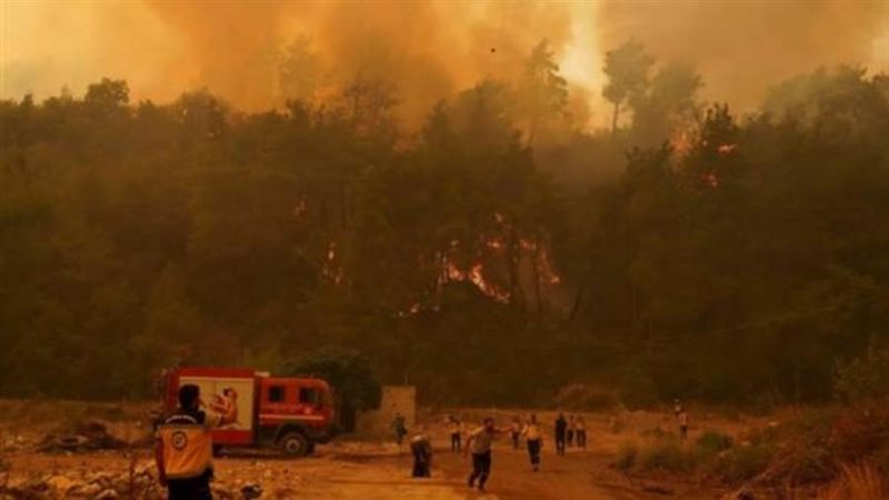 حرائق جبل التركمان