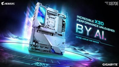 لوحات GIGABYTE X870E AORUS X3D المدعومة بالذكاء الاصطناعي تعيد تعريف الأداء والابتكار