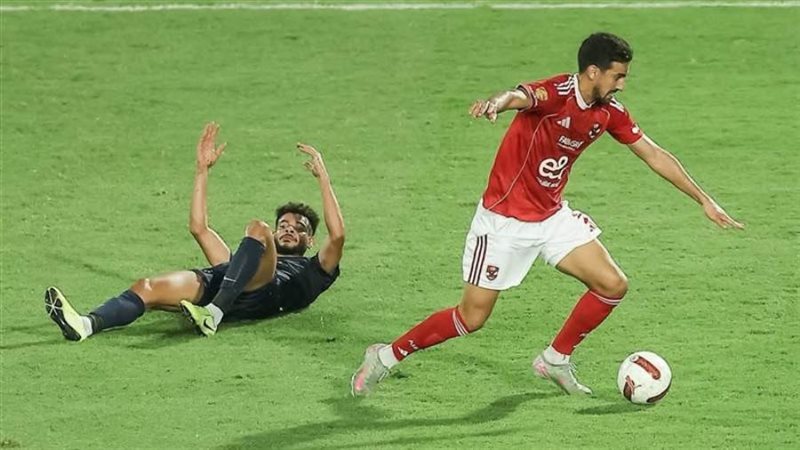 لقطة من مباراة الأهلي