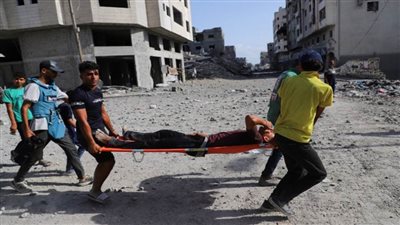 شهداء ومصابون ومفقودون بقصف طيران الاحتلال على منزل بحي التفاح بمدينة غزة