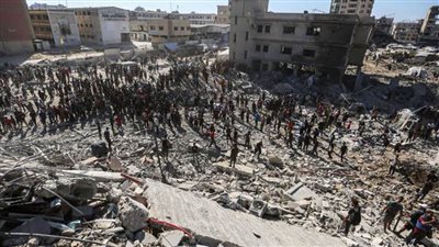 استشهاد 67 فلسطينيا بنيران وقصف الاحتلال الإسرائيلي على غزة منذ فجر اليوم