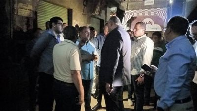 انهيار جزئي لعقار قديم بشارع مولد النبي في الزقازيق دون إصابات