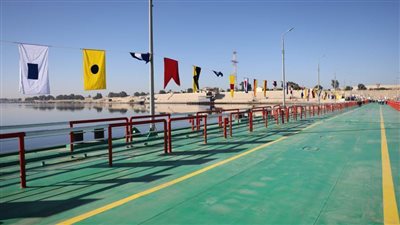 الفريق أسامة ربيع واللواء أكرم جلال يشهدان تدشين شريان تنموي جديد 