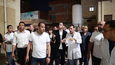 نائب وزير الصحة في جولة مفاجئة على مستشفيي بسيون المركزي والحميات بالغربية