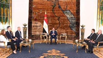 عاجل| الرئيس السيسي يستقبل 