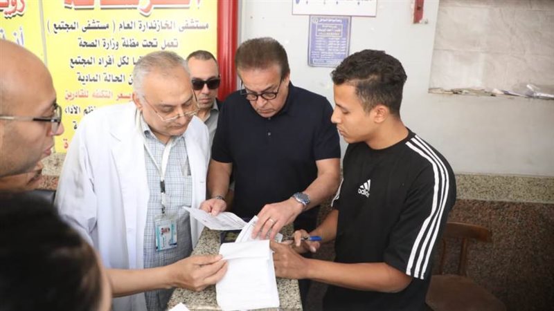 وزير الصحة بمستشفى