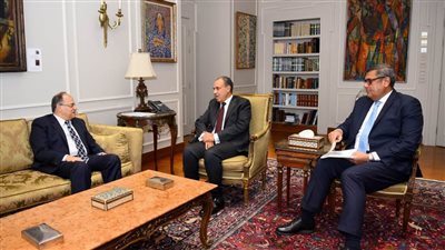 وزير الخارجية يستقبل رئيس هيئة الدواء