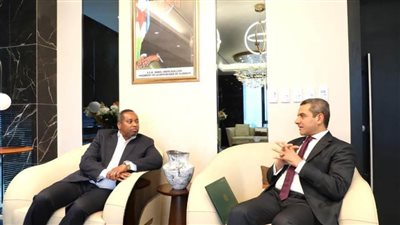 سفير مصر بجيبوتي يبحث مع وزير الطاقة المشروعات المصرية وفي مقدمتها محطة عرتا للطاقة الشمسية