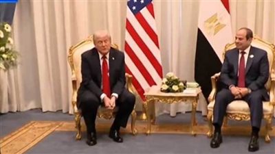 عاجل| ترامب: الولايات المتحدة تدعم جهود الرئيس السيسي في عملية السلام بالمنطقة