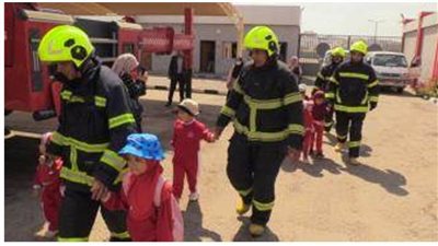 الحماية المدنية بالقاهرة تستقبل زيارة لعدد من الأطفال 