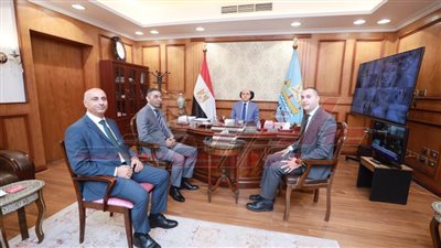 وفد الجهاز القومي للاتصالات يبحث تنفيذ حملة توعية رقمية بكفر الشيخ