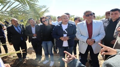 محافظ الجيزة يتفقد الأعمال الإنشائية بالمدرسة الزراعية الثانوية بالواحات البحرية