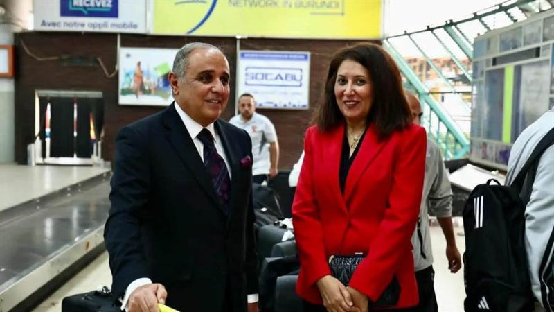 جانب من استقبال بعثة