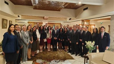 وزير الخارجية يلتقي أعضاء الدفعة ٥٧ من الملاحق الدبلوماسيين خلال تواجدهم بالهند