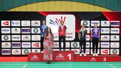 نور يسري تحصد برونزية بطولة مصر الدولية للريشة الطائرة في نسختها العاشرة