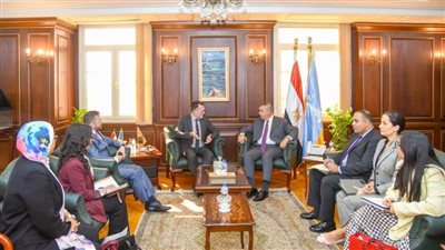 محافظ الإسكندرية يستقبل سفير كندا