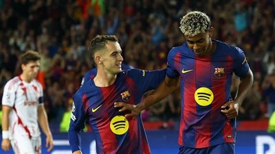 برشلونة يقضى على أولمبياكوس بسداسية في دوري الأبطال