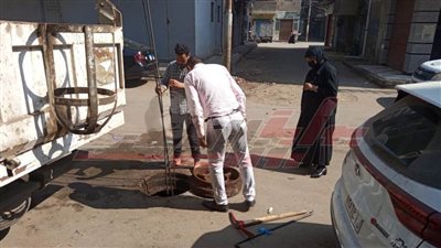  صيانة شبكة الصرف الصحي ورفع كفاءة الخدمات استعدادا لفصل الشتاء