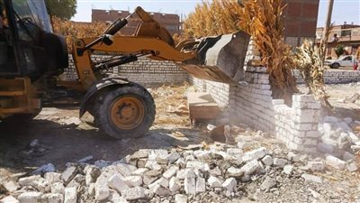 بالصور.. استرداد 1294 فدانًا و6 آلاف متر مربع خلال حملة لإزالة 64 حالة تعدٍ بأسيوط