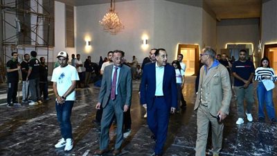 جولة ليلية لرئيس الوزراء لمتابعة الترتيبات والتجهيزات النهائية للاحتفال الرسمي بافتتاح المتحف المصري الكبير