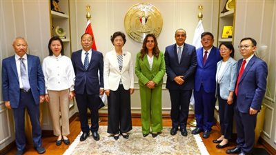 وزيرة التنمية المحلية تبحث مع وفد مقاطعة سيتشوان الصينية مجالات التعاون المشتركة