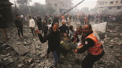 ارتفاع عدد شهداء القصف الإسرائيلي علي غزة