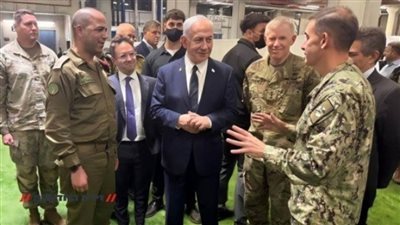 نتنياهو يزور مقر مراقبة وقف إطلاق النار في غزة