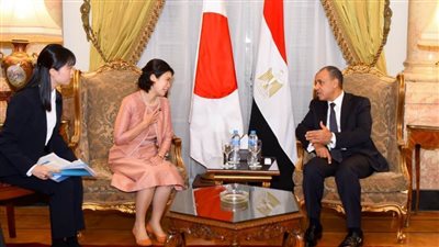 وزير الخارجية يستقبل مبعوثة رئيسة الوزراء اليابانية وزيرة الدولة للشئون الخارجية