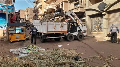 رفع 200 طن مخلفات من شوارع دسوق عقب انتهاء مولد الدسوقي