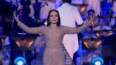 النجمة شريهان تشارك فى احتفالية المتحف المصري الكبير