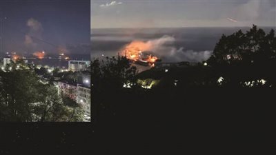 هجوم بطائرة مسيرة على ميناء روسي