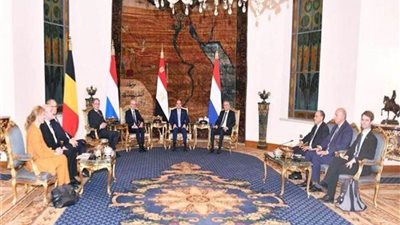 الرئيس السيسي يؤكد متانة العلاقات بين مصر ودول تجمع البنلوكس