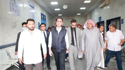 نائب وزير الصحة يتفقد مستشفى الضبعة للاطمئنان على جاهزية الخدمات الطبية