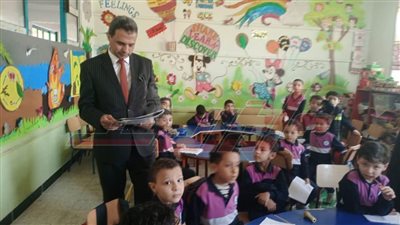 وكيل تعليم كفر الشيخ يتفقد مدارس إدارة فوه 