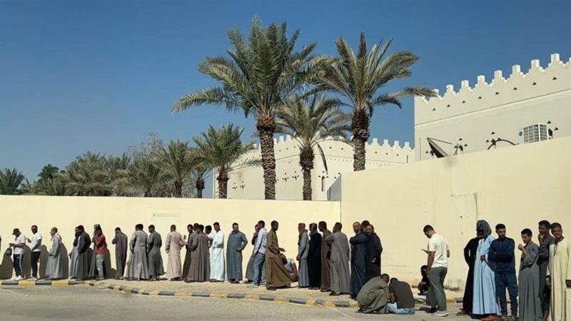 اصطفاف الناخبين المصريين