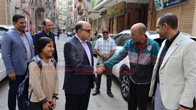 عبدالمعطي: تفقد أعمال تركيب الإنترلوك بـ27 شارعا بعاصمة كفر الشيخ