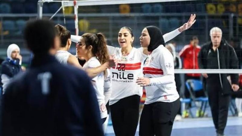 سيدات طائرة الزمالك