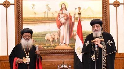 البابا تواضروس يستقبل كاثوليكوس كنيسة مالانكارا الهندية الأرثوذكسية