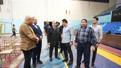 محافظ أسيوط يتفقد مقر اللجنة العامة للانتخابات باستاد الأربعين استعدادا لانتخابات النواب