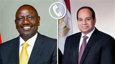 الرئيس السيسي  يقدم التعازي لنظيره الكيني في ضحايا الانزلاق الأرضي