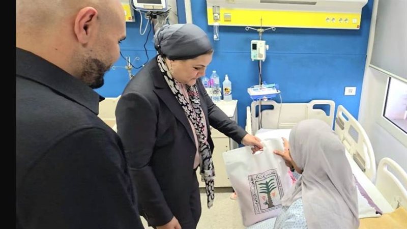 سحر السنباطي في مستشفى