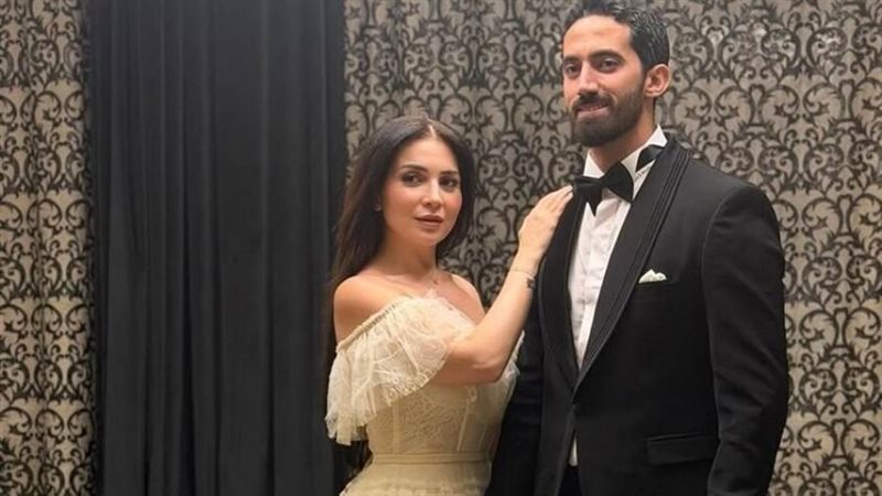 أحمد تيمور ومي عزالدين