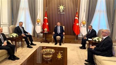 وزير الخارجية يلتقي الرئيس التركى ويسلمه رسالة خطية من الرئيس السيسي